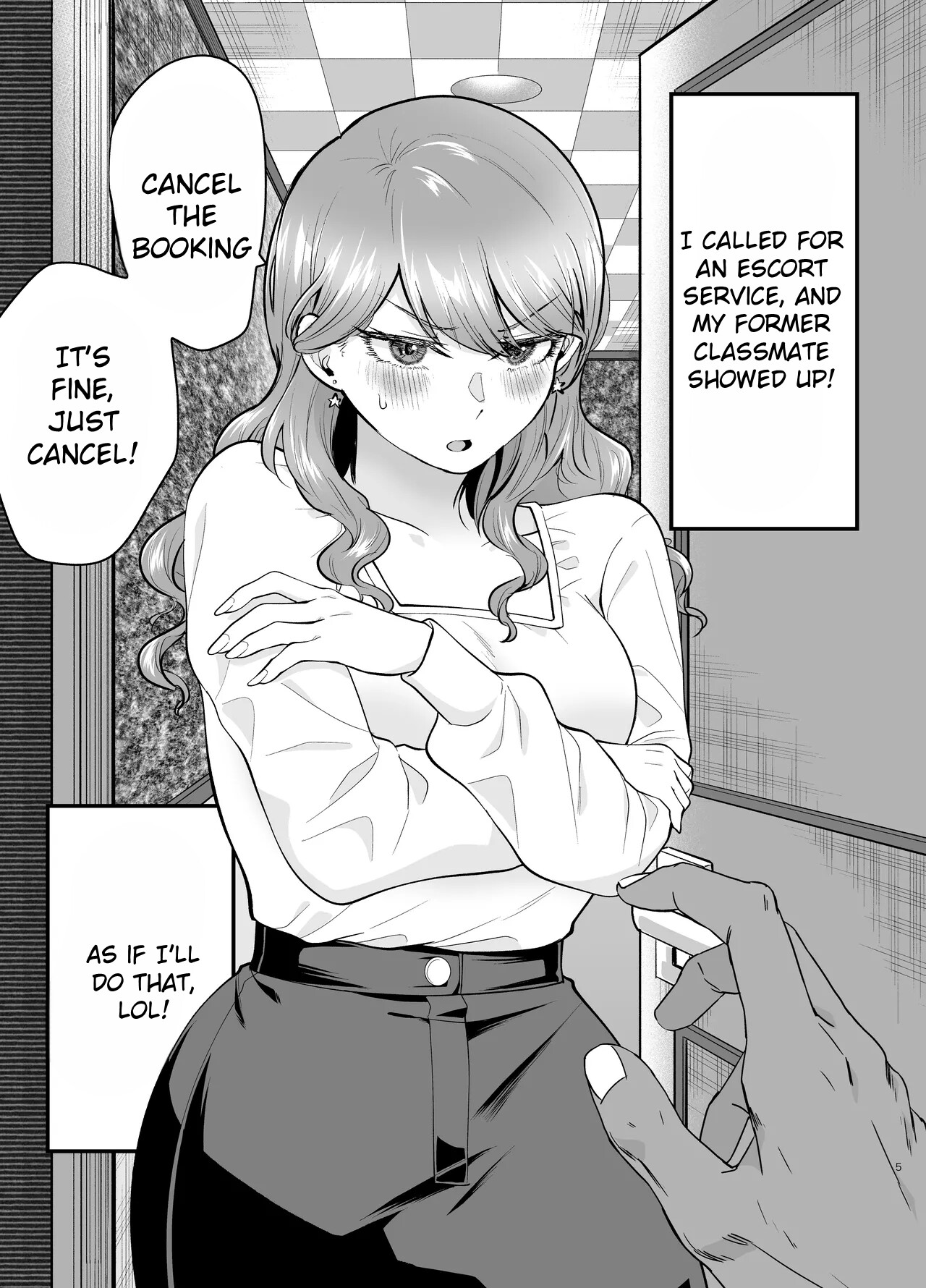 Hentai Manga Comic-I Called an Escort Service, and My Old Classmate Showed Up 2-Read-4